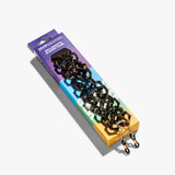 Hypreader Brillenkette in Braun-Gold in der bunten Markenverpackung – modernes Brillenaccessoire, auch ideal als Geschenk.