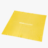 Gelbes Mikrofaser-Brillenputztuch mit Hypreader Logo