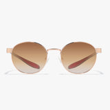 Sonnenbrille Hypreader Taurus Rosegod Sun frontal, mit runder Fassung und braunen Verlaufsgläsern