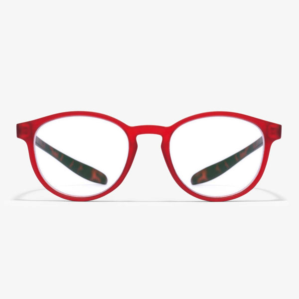 Aries - rote Blaulicht Brille | Havanna Rot