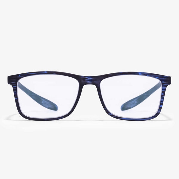 Leo - Blaue Blaufilter Brille | Blau-schwarz