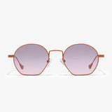 Frontalansicht der Hypreader Libra Sonnenbrille in Orange mit rosafarbenen Verlaufsgläsern.