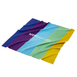 Hypreader Reinigungstuch aus Mikrofaser in kräftigen Regenbogenfarben, 40 x 40 cm groß – perfekt zum fusselfreien Reinigen von Brillengläsern.