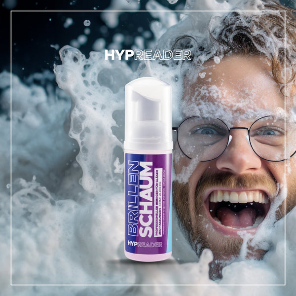 Brillen-Reinigungsspray und Tuch für unterwegs 