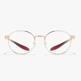 Hypreader Taurus Rosegold Lesebrille in Frontansicht, roségoldener Rahmen
