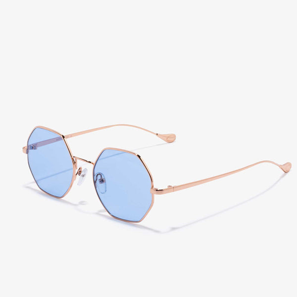 Aquila - Sonnenbrille blaue Gläser | Roségold-Blau