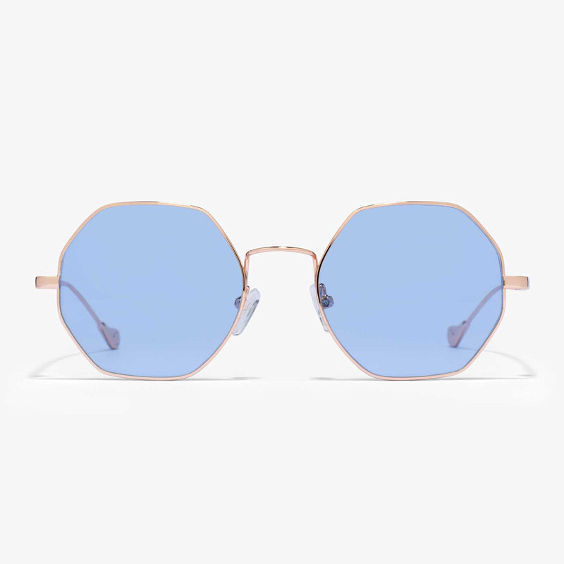Aquila - Sonnenbrille blaue Gläser | Roségold-Blau