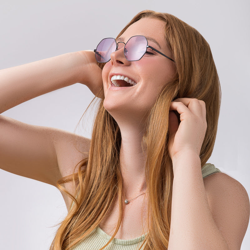Aquila - Sonnenbrille lila - Gläser | Schwarz-Violett