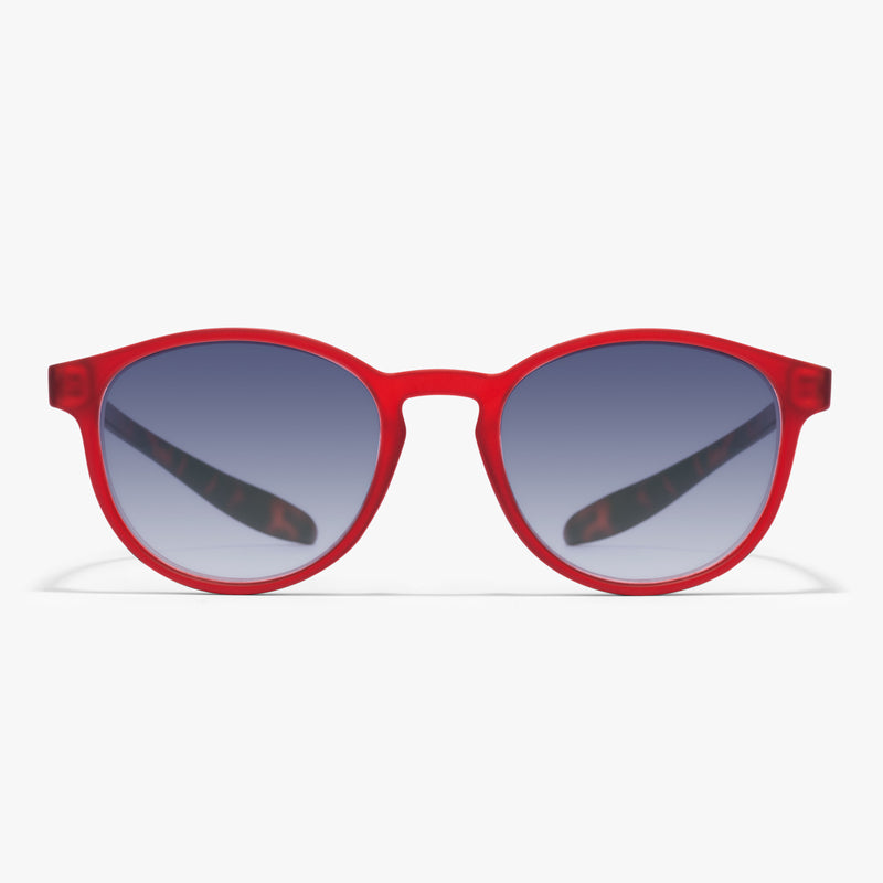 Aries - rote Sonnenbrille - mit grauen Gläser | Havanna Rot