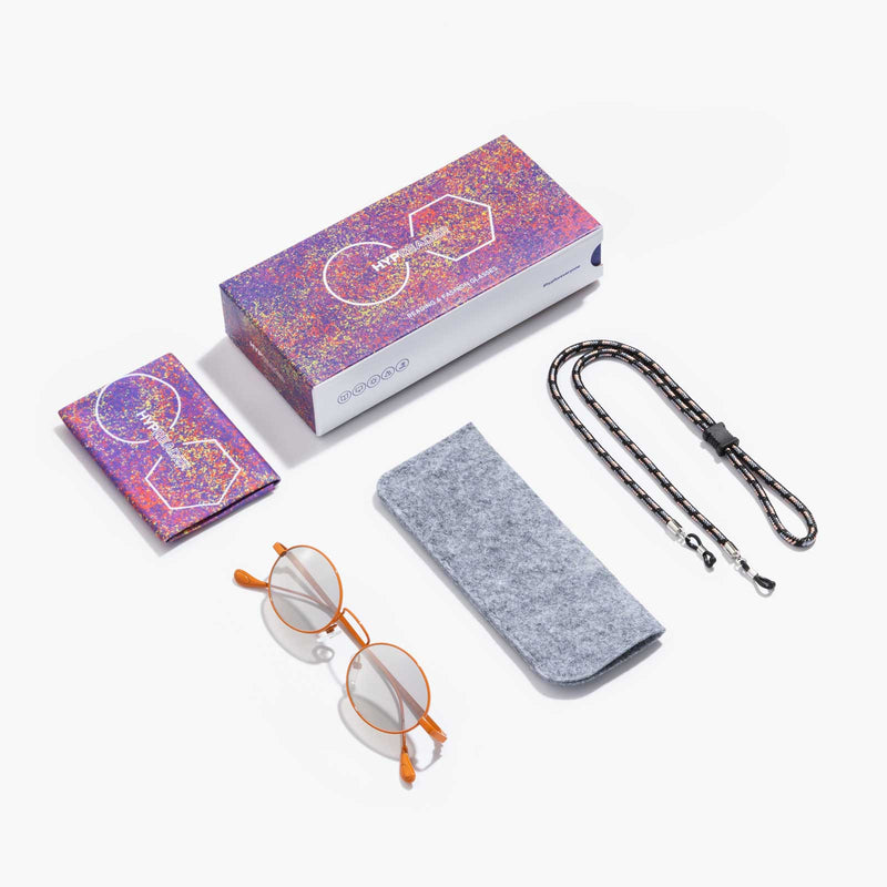 Gemini - Sonnenbrille oval - orange | Limited Edition