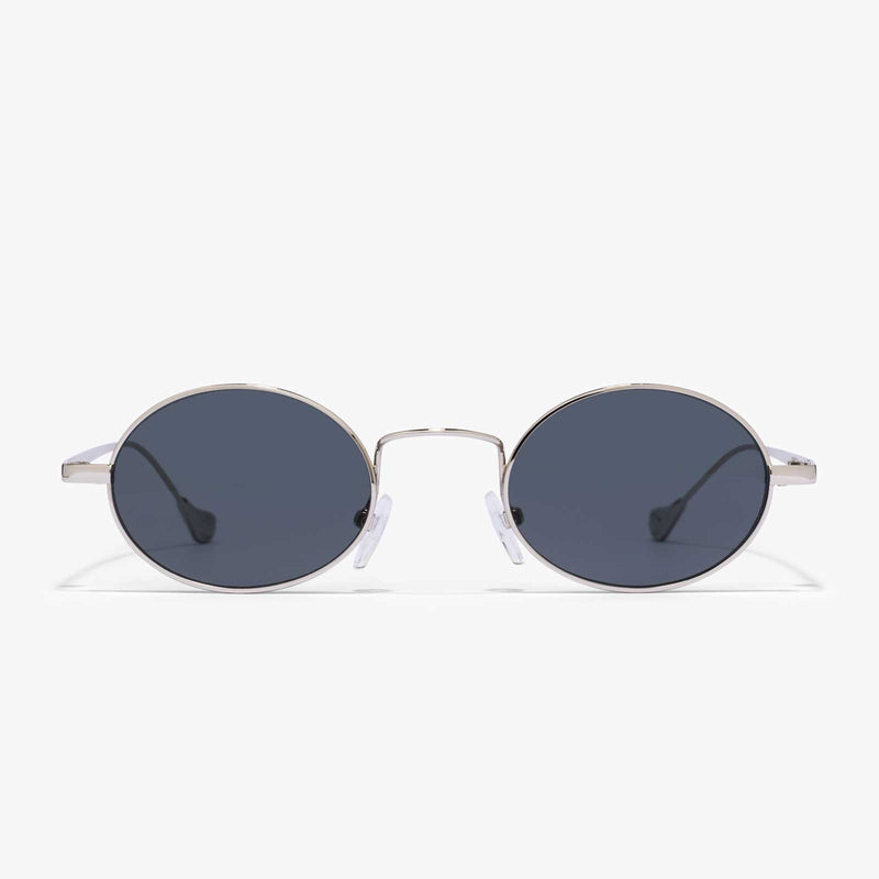Gemini - ovale Sonnenbrille Damen und Herren | Silber-Grau