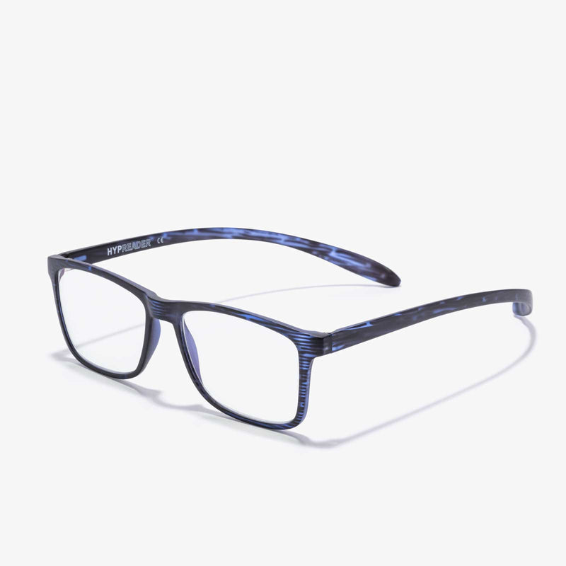 HYPREADER, Blaulichtfilterbrille Leo, Brille mit Blaufilter, blau
