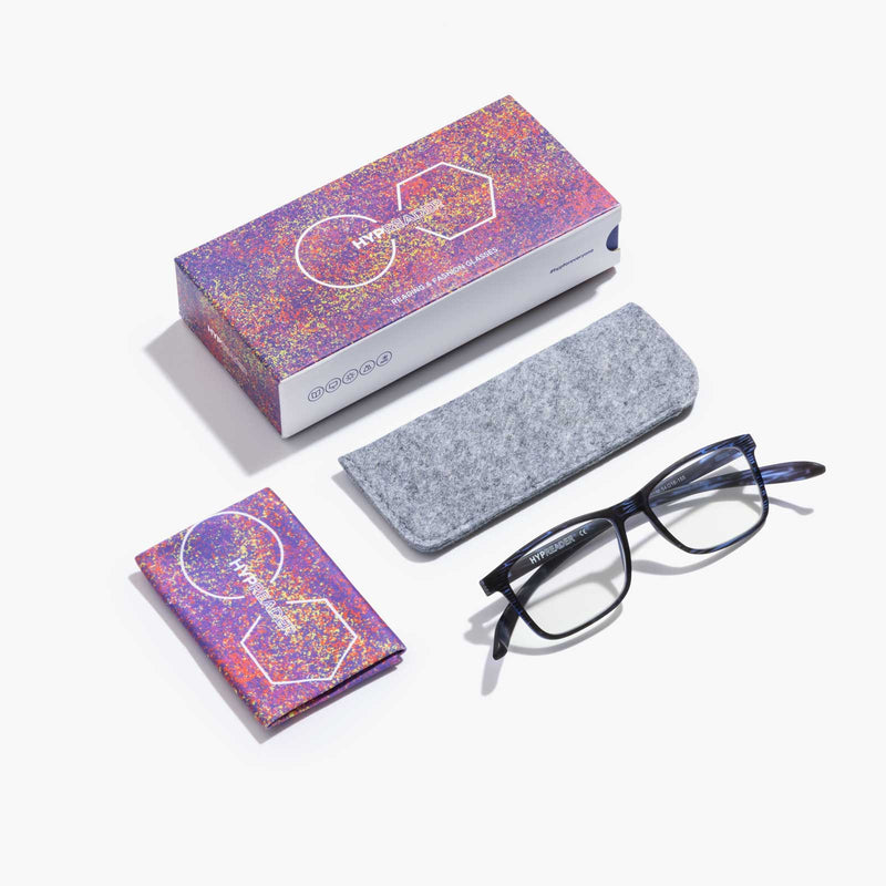 Leo - blaue Brille mit Blaulichtfilter | Blau