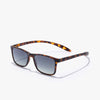 Leo - Sonnenbrille braun mit grauen Gläser | Havanna Braun