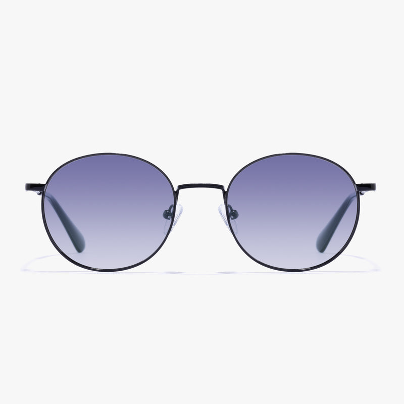 Phoenix - schwarze Sonnenbrille mit grauem Glas | Schwarz