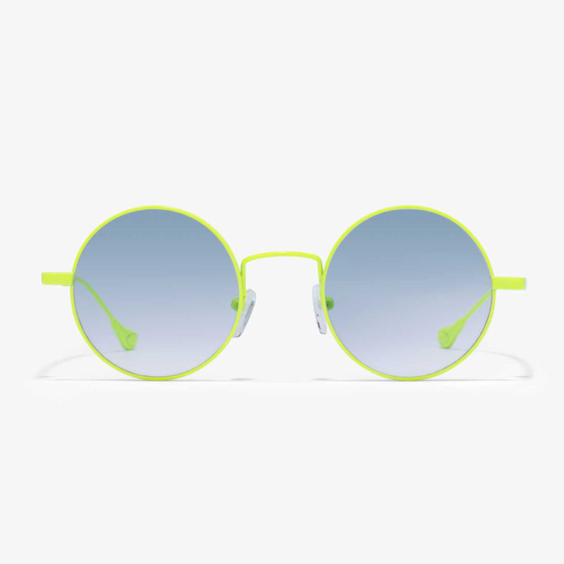 Candle - neongelbe runde - Sonnenbrille neon - Unisex | Limited Edition