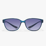 Frontalansicht der Hypreader Pyxis Sonnenbrille in Blau mit getönten Verlaufsgläsern